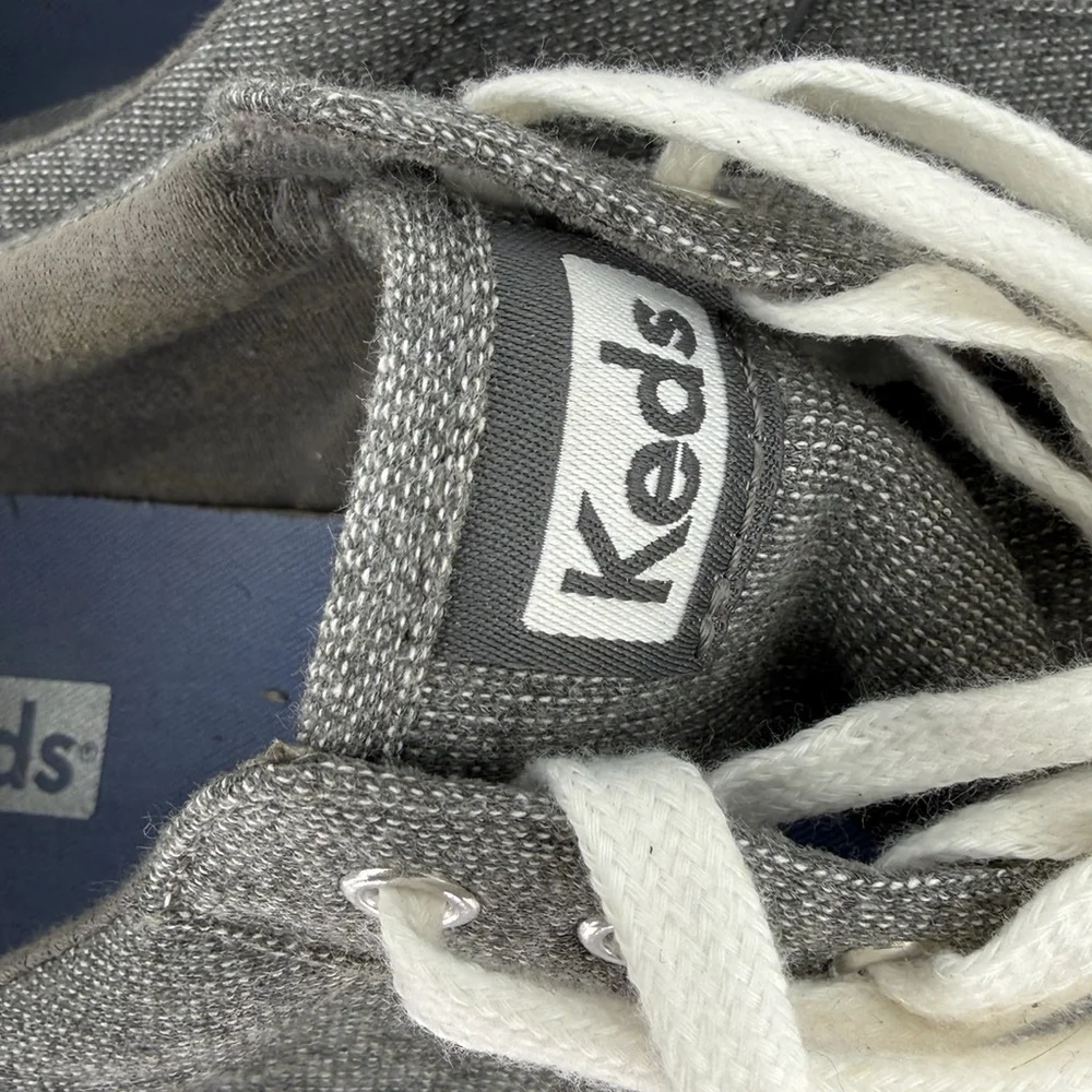 Keds Women's Gray Core COURTY II Jersey Sneaker Size 9.5
